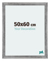 Mura MDF Photo Frame 50x60cm Gray Wiped Front Size | Yourdecoration.com