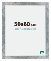 Mura MDF Photo Frame 50x60cm Iron Swept Front Size | Yourdecoration.com