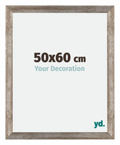 Mura MDF Photo Frame 50x60cm Metal Vintage Front Size | Yourdecoration.com