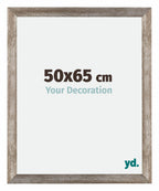 Mura MDF Photo Frame 50x65cm Metal Vintage Front Size | Yourdecoration.com
