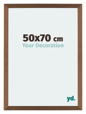 Mura MDF Photo Frame 50x70cm Copper Design Front Size | Yourdecoration.com
