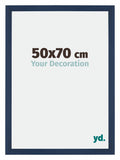 Mura MDF Photo Frame 50x70cm Dark Blue Swept Front Size | Yourdecoration.com