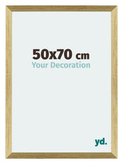 Mura MDF Photo Frame 50x70cm Gold Shiny Front Size | Yourdecoration.com