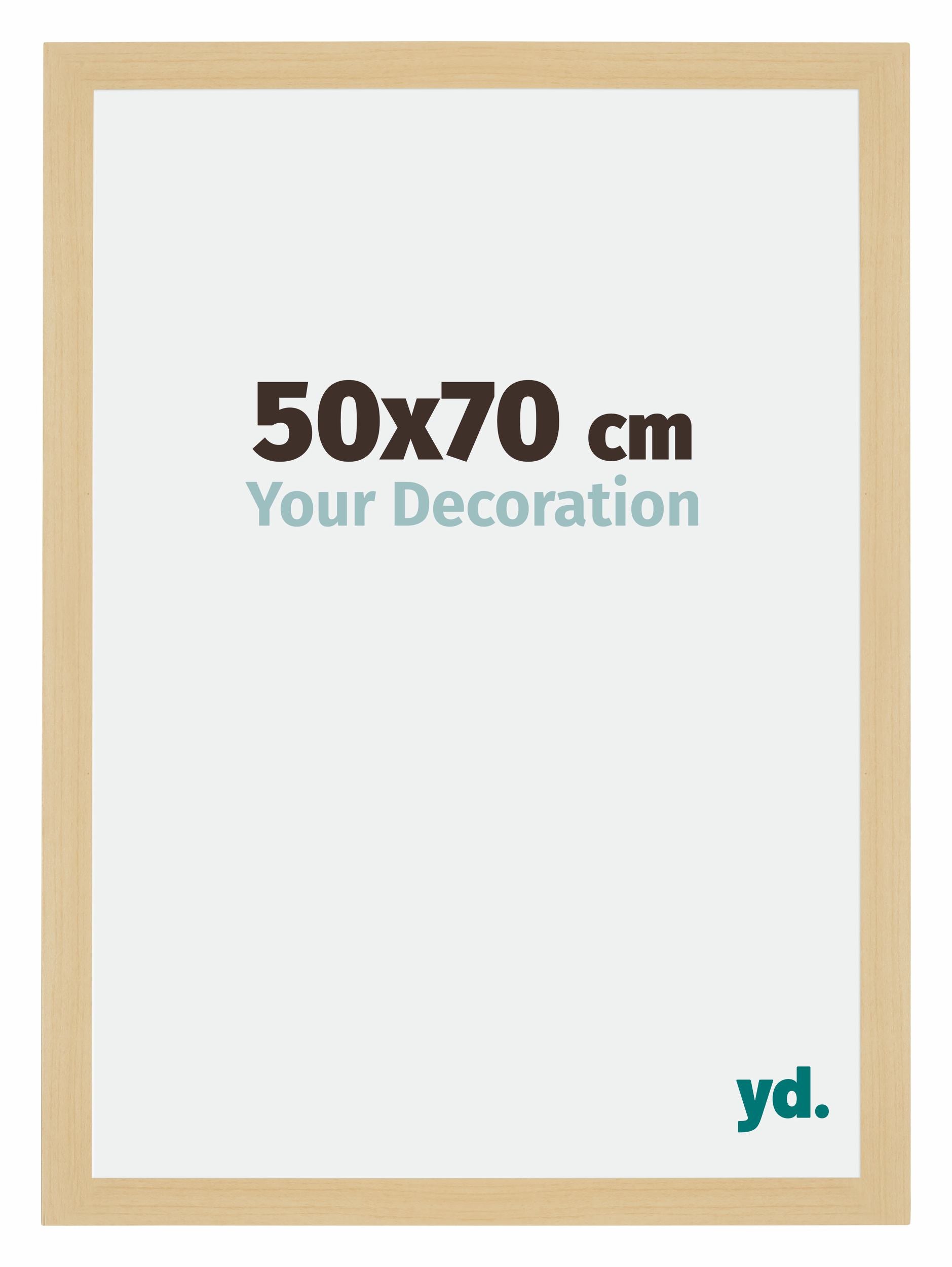 Mura MDF Photo Frame 50x70cm Maple Decor Front Size | Yourdecoration.com