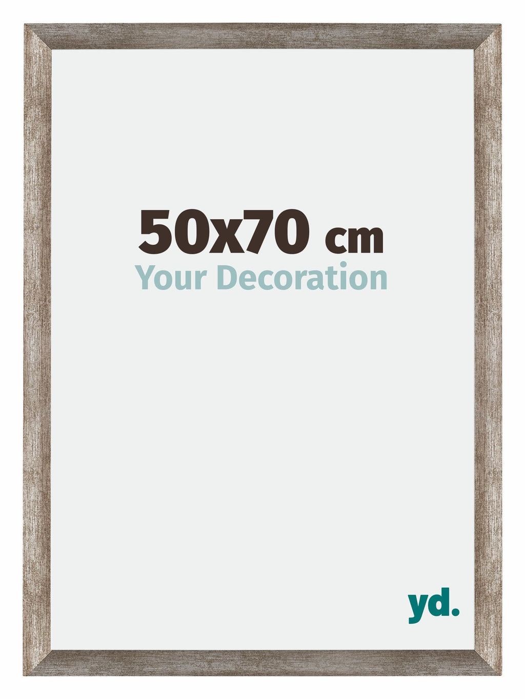 Mura MDF Photo Frame 50x70cm Metal Vintage Front Size | Yourdecoration.com