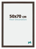 Mura MDF Photo Frame 50x70cm Oak Dark Front Size | Yourdecoration.com