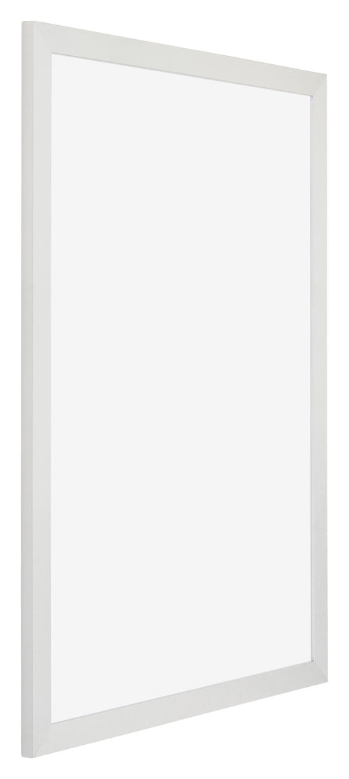 Mura MDF Photo Frame 50x70cm White Matte Front Oblique | Yourdecoration.com