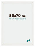 Mura MDF Photo Frame 50x70cm White Wiped Front Size | Yourdecoration.com