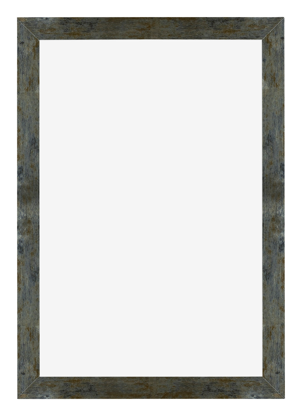 Mura MDF Photo Frame 50x75cm Blue Gold Melange Front | Yourdecoration.com