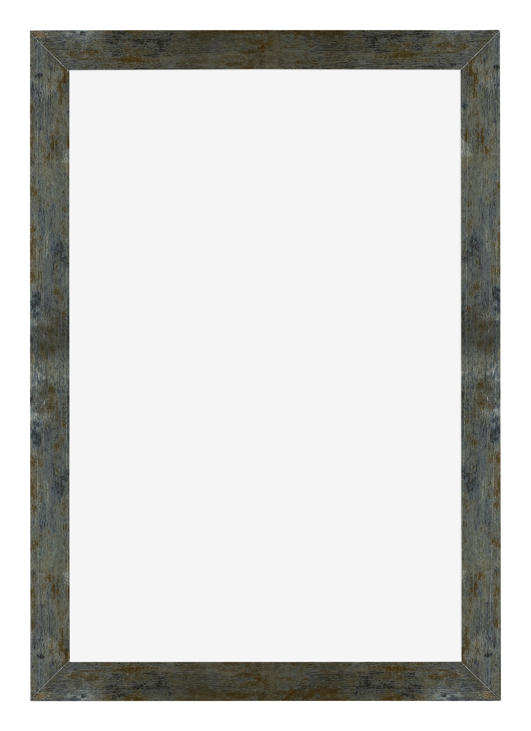 Mura MDF Photo Frame 50x75cm Blue Gold Melange Front | Yourdecoration.com
