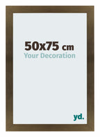 Mura MDF Photo Frame 50x75cm Bronze Design Front Size | Yourdecoration.com