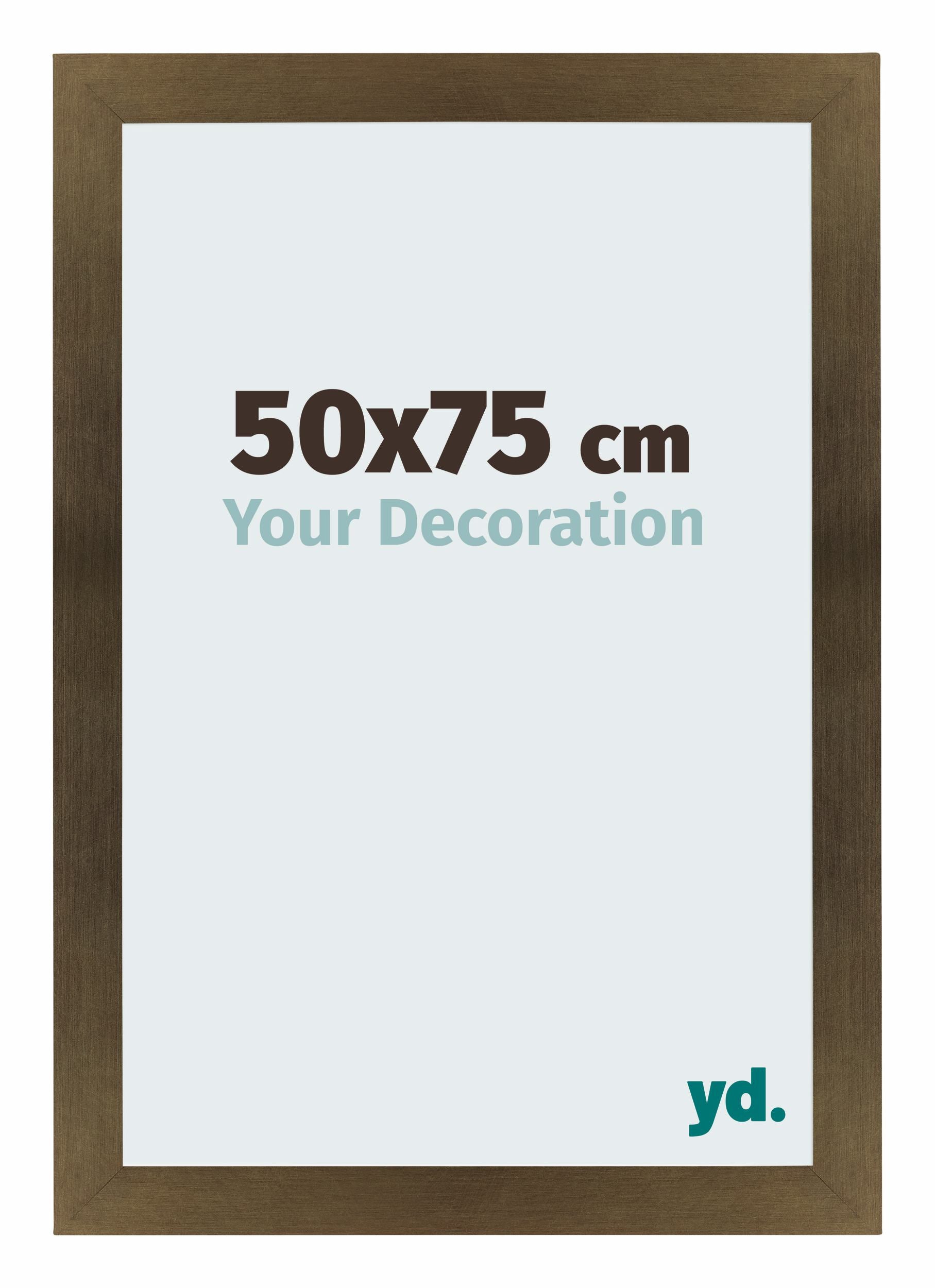 Mura MDF Photo Frame 50x75cm Bronze Design Front Size | Yourdecoration.com