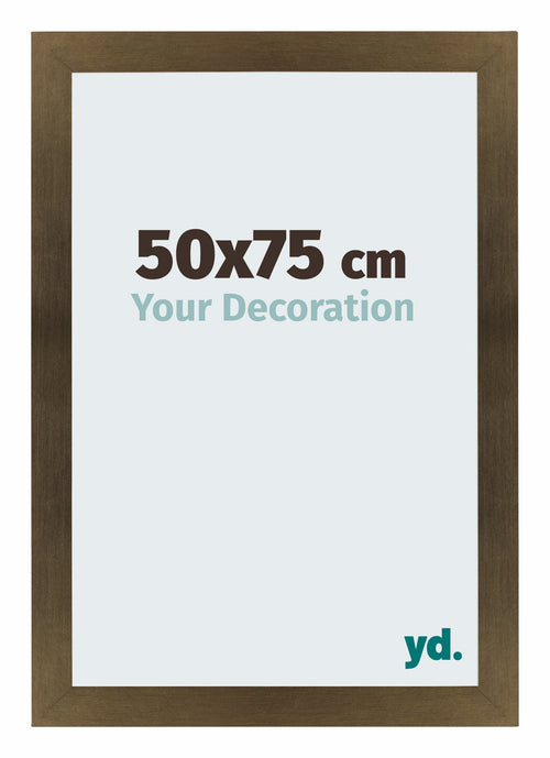 Mura MDF Photo Frame 50x75cm Bronze Design Front Size | Yourdecoration.com