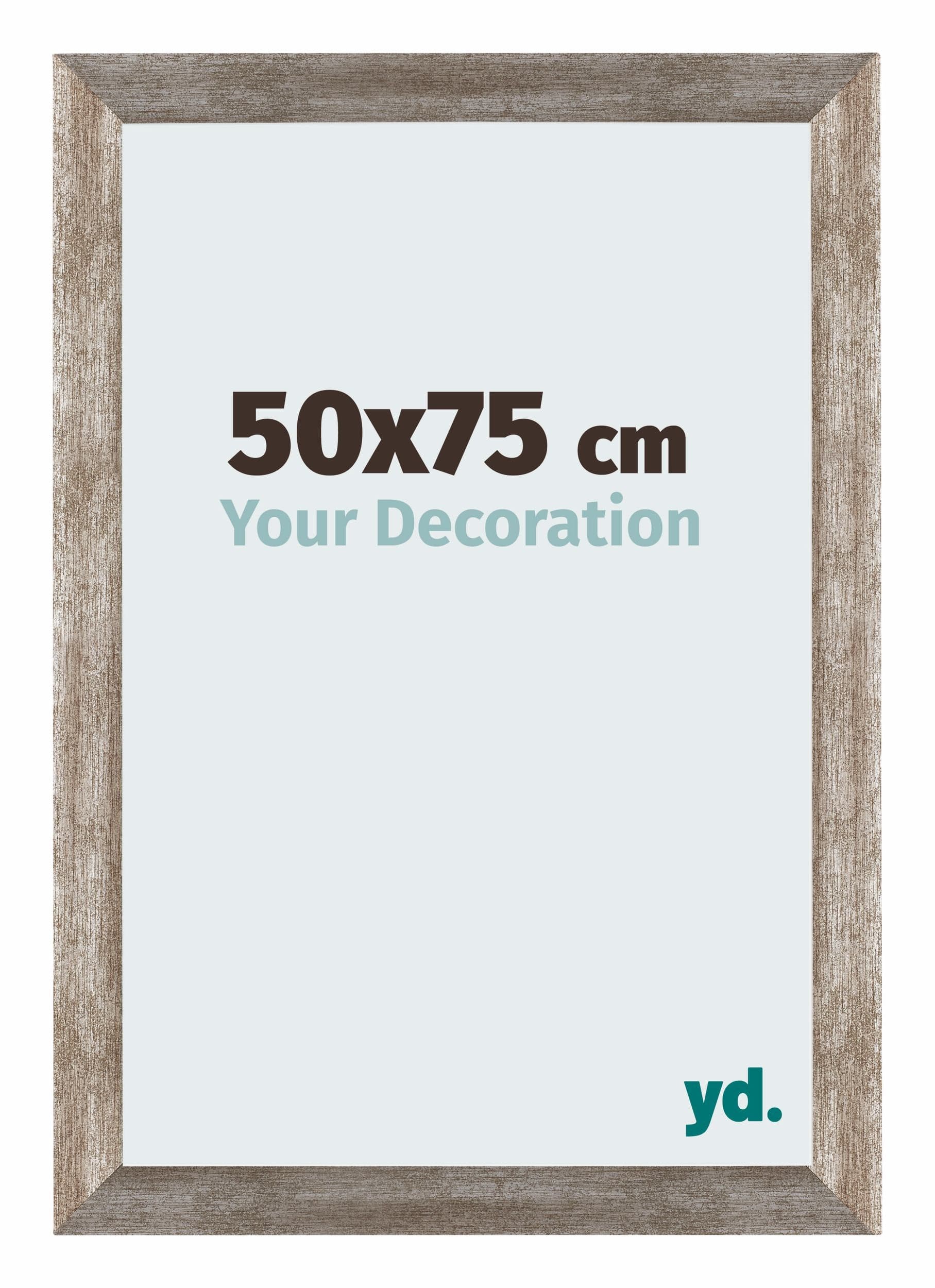 Mura MDF Photo Frame 50x75cm Metal Vintage Front Size | Yourdecoration.com