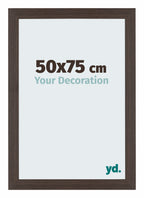 Mura MDF Photo Frame 50x75cm Oak Dark Front Size | Yourdecoration.com