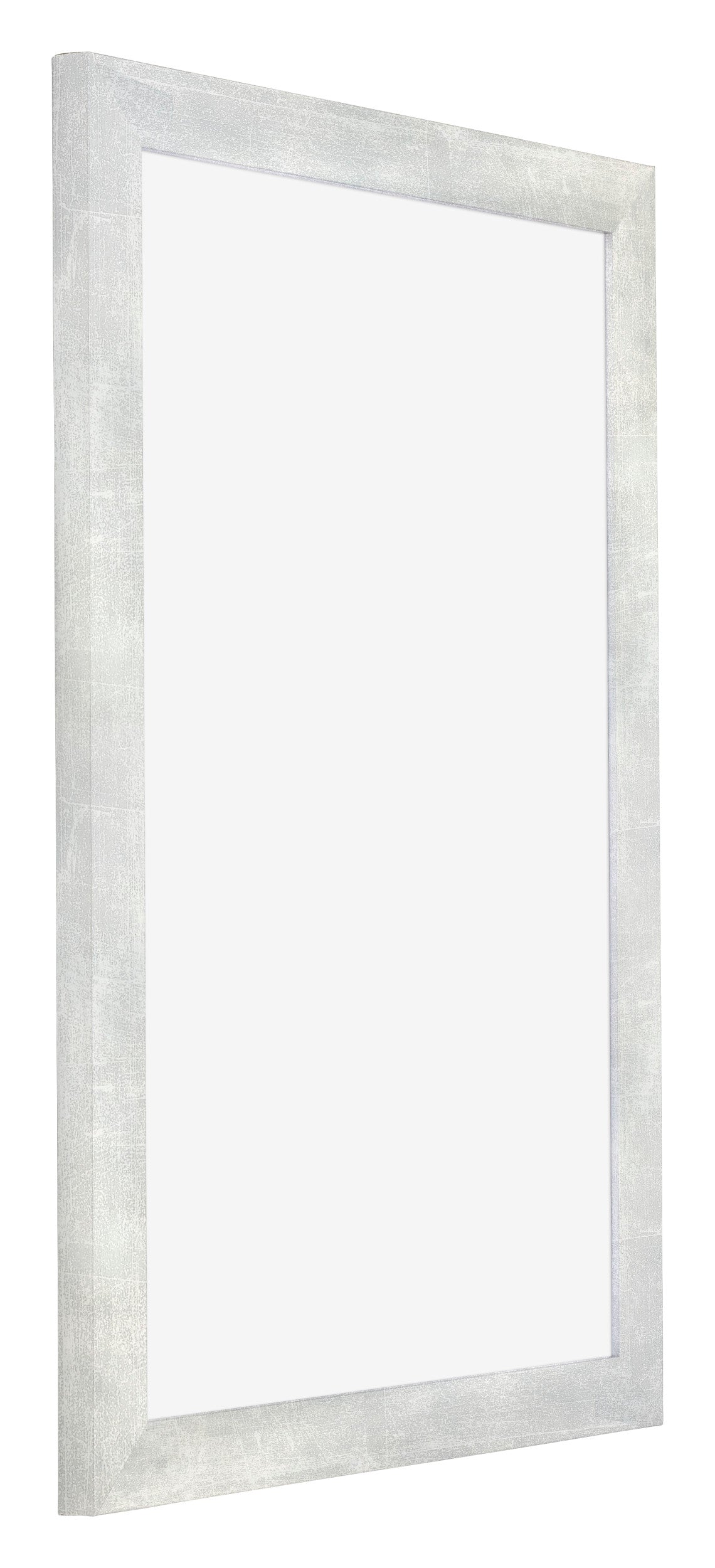 Mura MDF Photo Frame 50x75cm Silver Glossy Vintage Front Oblique | Yourdecoration.com