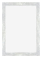Mura MDF Photo Frame 50x75cm Silver Glossy Vintage Front | Yourdecoration.com