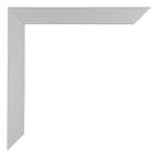Mura MDF Photo Frame 50x75cm Silver Matte Detail Corner | Yourdecoration.com