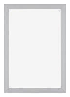 Mura MDF Photo Frame 50x75cm Silver Matte Front | Yourdecoration.com