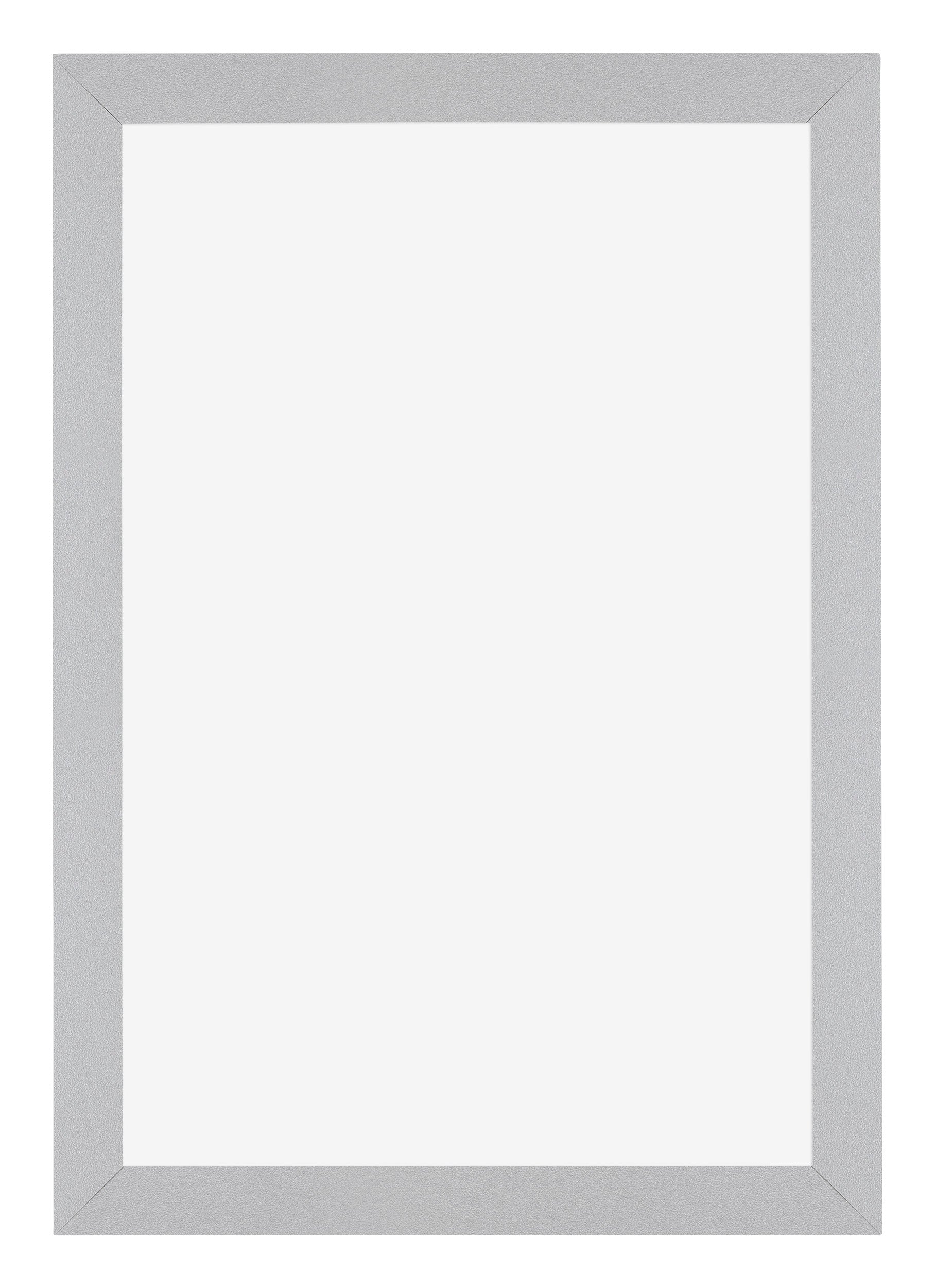 Mura MDF Photo Frame 50x75cm Silver Matte Front | Yourdecoration.com