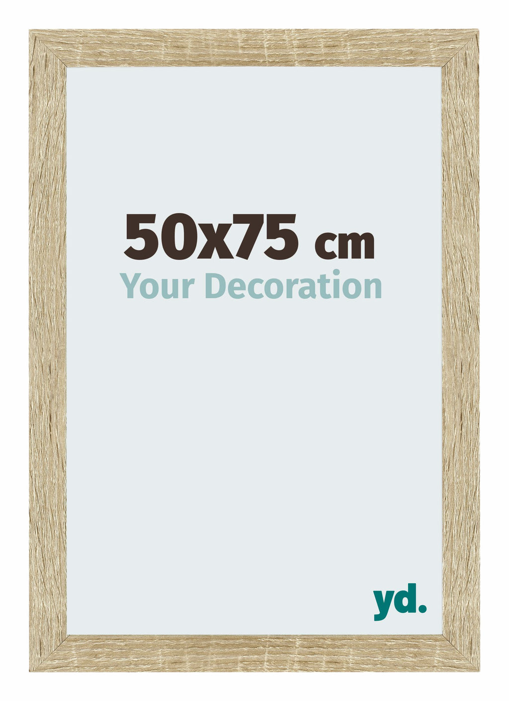 Mura MDF Photo Frame 50x75cm Sonoma Oak Front Size | Yourdecoration.com