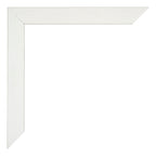 Mura MDF Photo Frame 50x75cm White Wiped Detail Corner | Yourdecoration.com