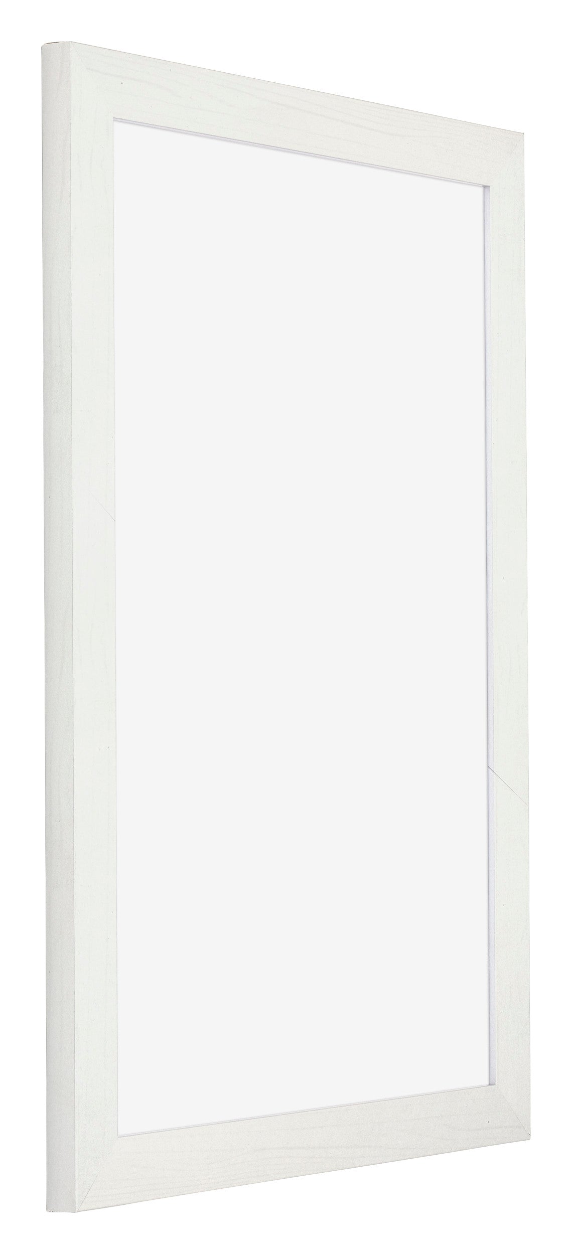 Mura MDF Photo Frame 50x75cm White Wiped Front Oblique | Yourdecoration.com