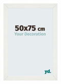 Mura MDF Photo Frame 50x75cm White Wiped Front Size | Yourdecoration.com