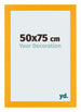 Mura MDF Photo Frame 50x75cm Yellow Front Size | Yourdecoration.com
