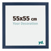 Mura MDF Photo Frame 55x55cm Dark Blue Swept Front Size | Yourdecoration.com
