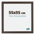 Mura MDF Photo Frame 55x55cm Oak Dark Front Size | Yourdecoration.com
