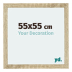 Mura MDF Photo Frame 55x55cm Sonoma Oak Front Size | Yourdecoration.com