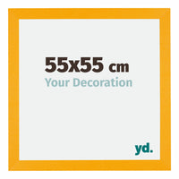 Mura MDF Photo Frame 55x55cm Yellow Front Size | Yourdecoration.com
