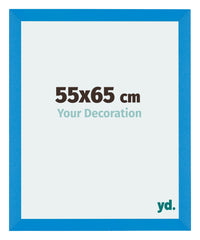 Mura MDF Photo Frame 55x65cm Bright Blue Front Size | Yourdecoration.com