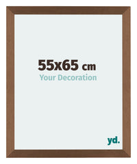 Mura MDF Photo Frame 55x65cm Copper Design Front Size | Yourdecoration.com