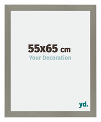 Mura MDF Photo Frame 55x65cm Gray Front Size | Yourdecoration.com