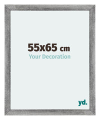Mura MDF Photo Frame 55x65cm Gray Wiped Front Size | Yourdecoration.com