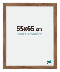 Mura MDF Photo Frame 55x65cm Oak Rustic Front Size | Yourdecoration.com