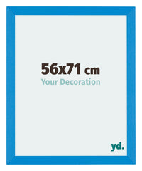 Mura MDF Photo Frame 56x71cm Bright Blue Front Size | Yourdecoration.com