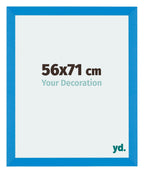 Mura MDF Photo Frame 56x71cm Bright Blue Front Size | Yourdecoration.com