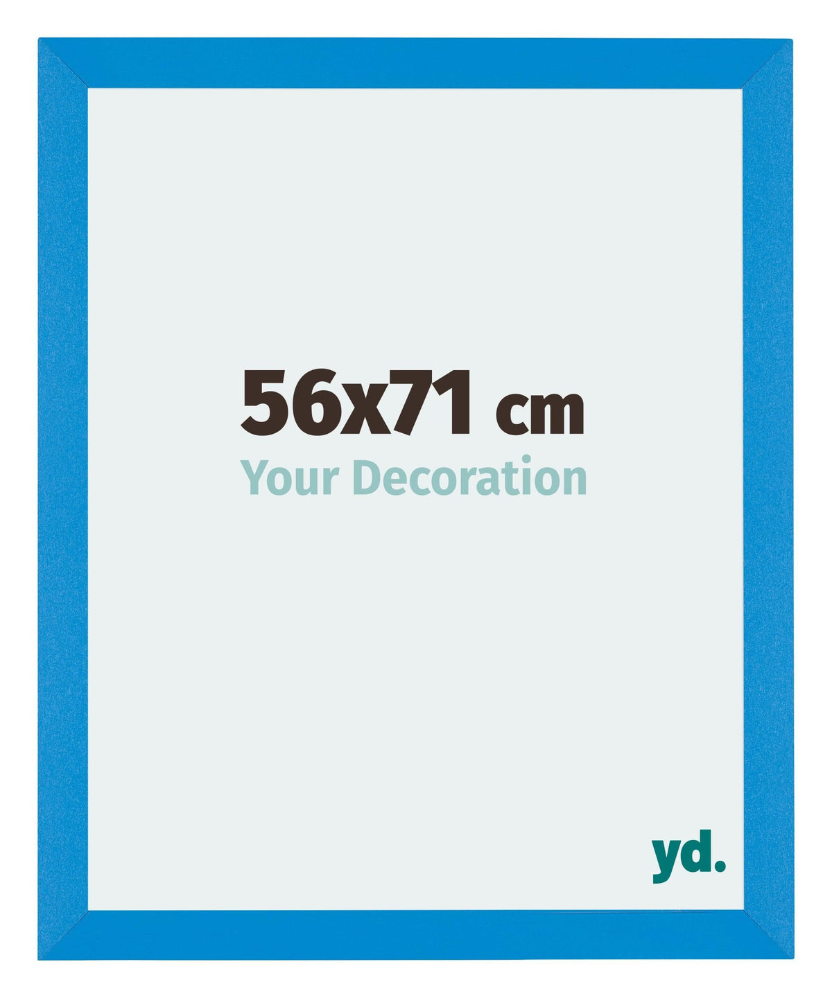 Mura MDF Photo Frame 56x71cm Bright Blue Front Size | Yourdecoration.com