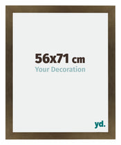 Mura MDF Photo Frame 56x71cm Bronze Design Front Size | Yourdecoration.com