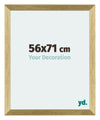 Mura MDF Photo Frame 56x71cm Gold Shiny Front Size | Yourdecoration.com