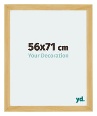 Mura MDF Photo Frame 56x71cm Pine Design Front Size | Yourdecoration.com