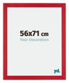 Mura MDF Photo Frame 56x71cm Red Front Size | Yourdecoration.com