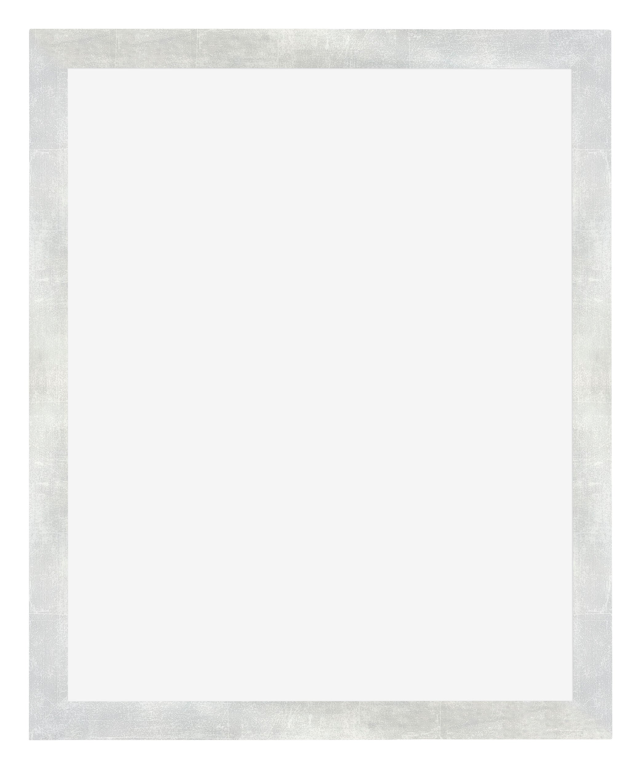Mura MDF Photo Frame 56x71cm Silver Glossy Vintage Front | Yourdecoration.com