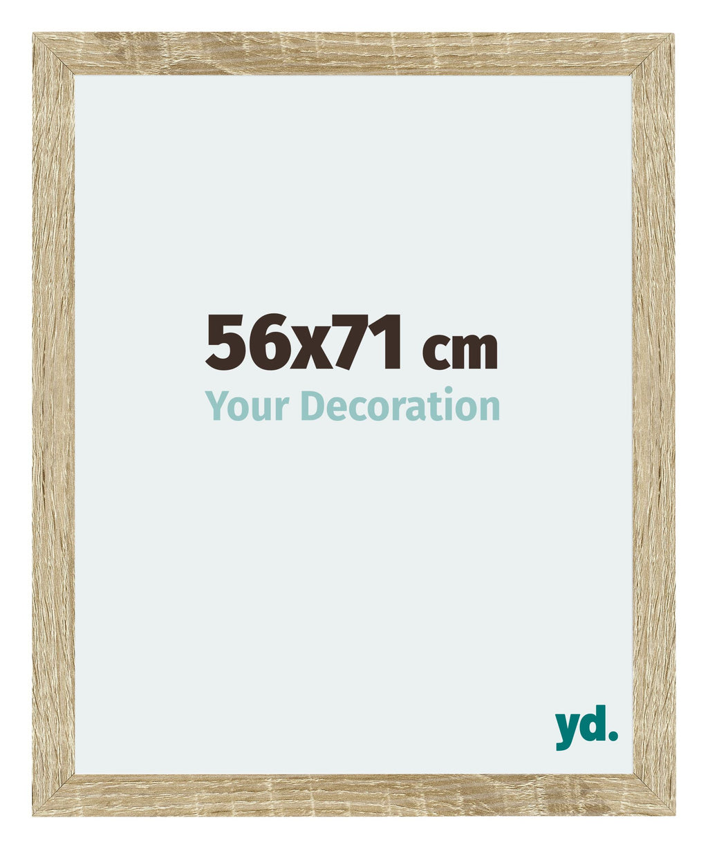 Mura MDF Photo Frame 56x71cm Sonoma Oak Front Size | Yourdecoration.com