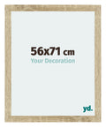 Mura MDF Photo Frame 56x71cm Sonoma Oak Front Size | Yourdecoration.com