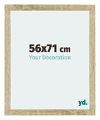 Mura MDF Photo Frame 56x71cm Sonoma Oak Front Size | Yourdecoration.com