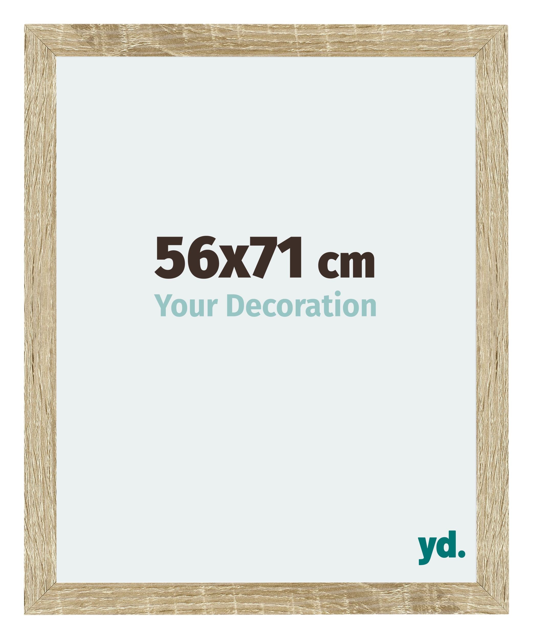 Mura MDF Photo Frame 56x71cm Sonoma Oak Front Size | Yourdecoration.com